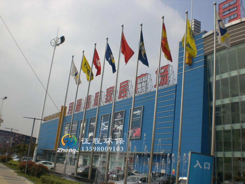 手動(dòng)錐形旗桿