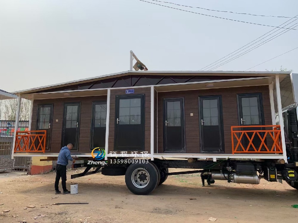 拖掛車載式移動廁所